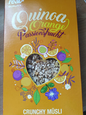 Müsli Quinoa Orange Passionsfrucht