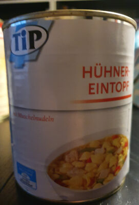 Hühnereintopf mit Muschelnudeln