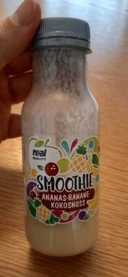 Smoothie Ananas-Banane-Kokosnuss