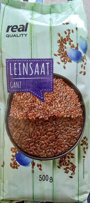 Leinsaat ganz