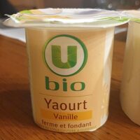 Yaourt vanille bio