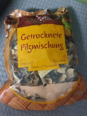 Getrocknete Pilzmischung front packaging