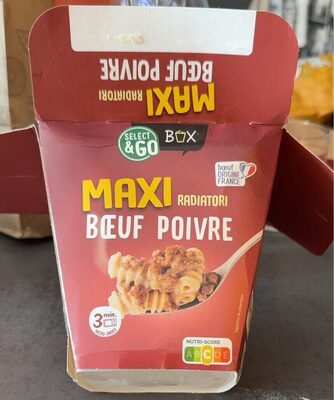 Maxi Radiatori Bœuf Poivre