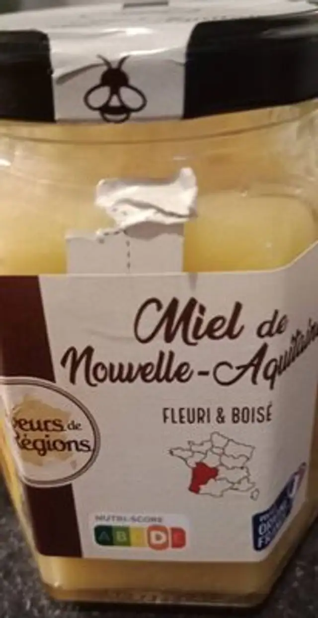 Miel de nouvelle aquitaine front packaging