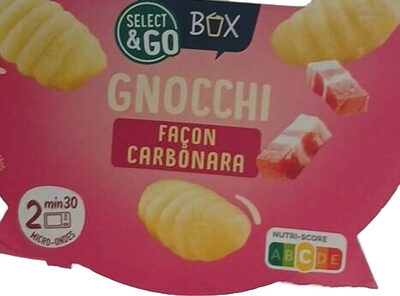 Gnocchi façon carbonara