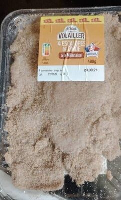 Escalope de dinde à la milanaise