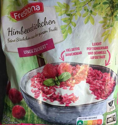 Himbeeren gefroren front packaging