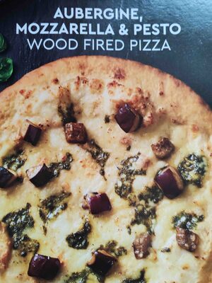 Aubergine, Mozzarella & Pesto Wood Fired Pizza