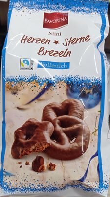 Mini Herzen Sterne Bretzeln Vollmilch
