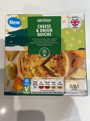 Cheese And Onion quiche