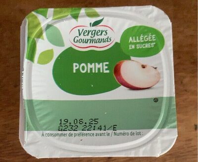 Compote de pommes allégée en sucres