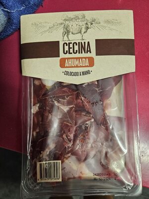 Cecina Ahumada front packaging