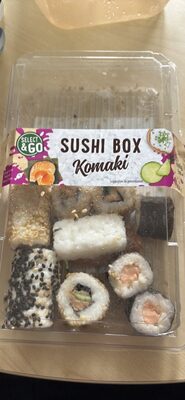 SUSHI BOX Komaki front packaging
