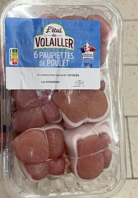 6 paupiettes de poulet