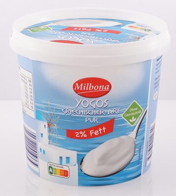 Yogos Griechischer Art Pur 2% Fett