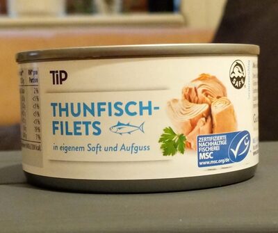 Thunfisch-Filets in eigenem Saft und Aufguss