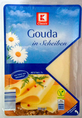 Gouda in Scheiben front packaging
