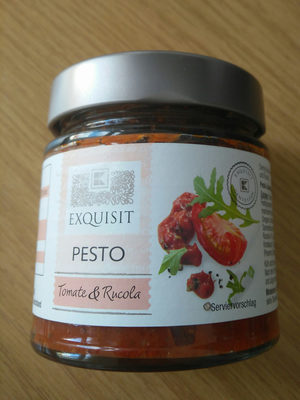 Pesto tomate & rucola front packaging