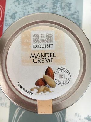 Mandel Creme, Magermilchpulver front packaging