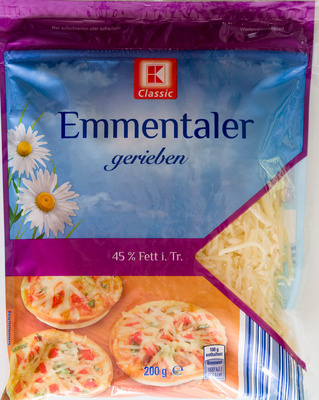 Emmentaler gerieben