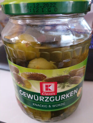 K  Classic Gewürzgurken front packaging