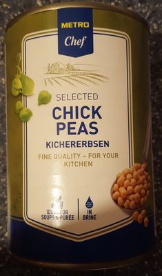 Selected chick peas Kichererbsen