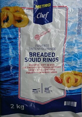 Breaded Squid rings front packaging