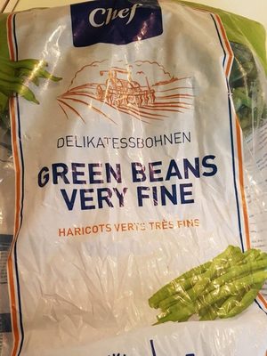 Green beans very fine