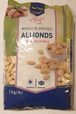 Whole blanched Almonds