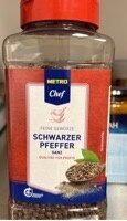 Schwarzer Pfeffer ganz