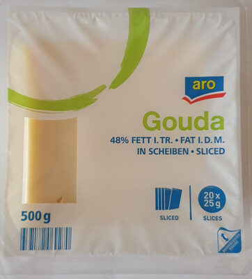 Gouda, 48% Fett i.Tr., in Scheiben