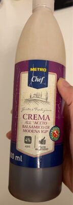 Crema Balsamico front packaging