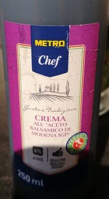 Crème balsamic