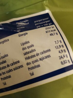 Peanuts Makro chef nutrition facts table