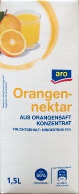 Orangen-Nektar front packaging