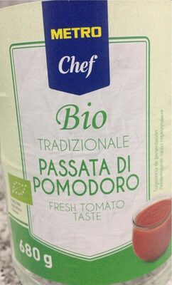 Passata di pomodoro front packaging