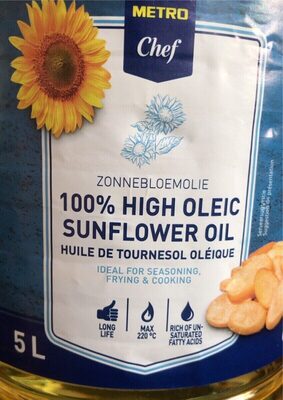 Huile de tournesol oléique front packaging