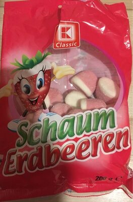 Schaum Erdbeeren