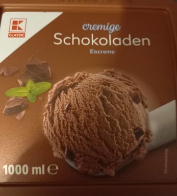 Cremige Schokoladen Eiscreme