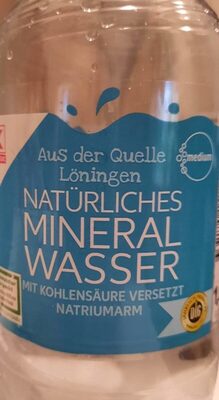 Natürliches Mineralwasser Medium