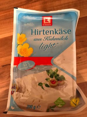 Hirtenkäse aus Kuhmilch light