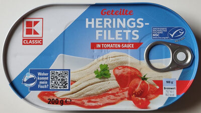 Herringsfilets in Tomaten-Sauce