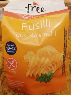 Fusilli aus Maismehl