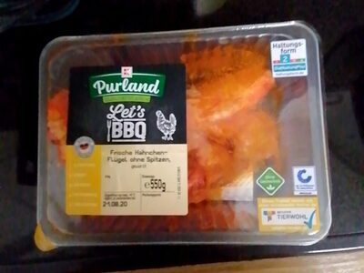 Frische Hähnchenflügel