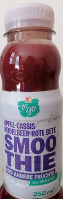 Apfel-Cassis-Heidelbeer-Rote Beete Smoothie