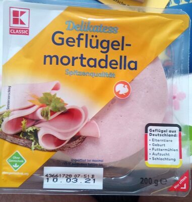 Delikatess Geflügelmortadella