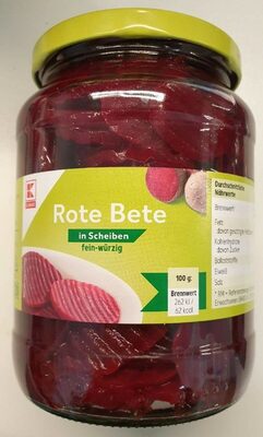 Rote Bete in Scheiben