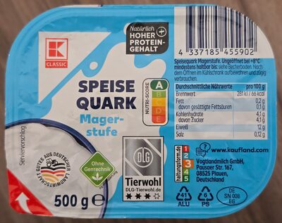 SPEISEQUARK Magerstufe