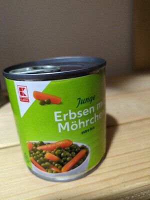 junge Erbsen mit Möhrchen