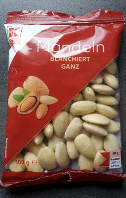 Mandeln blanchiert ganz